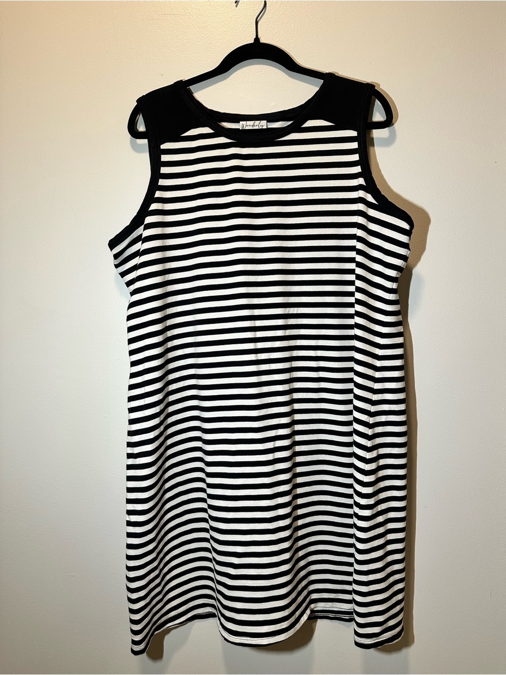 Wonderly Black and White Tank Dress